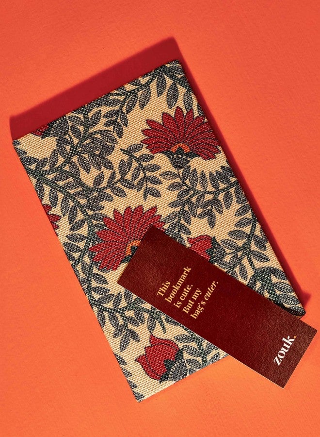 ZOUK صندوق هدايا "نوابي إليجانس" المنسوج | محفظة، قواعد أكواب، مفكرة، وفاصل كتب مستوحاة من فن مادوباني | مجموعة هدايا تراثية فاخرة مناسبة لحفلات الانتقال إلى منزل جديد، وأعياد الميلاد، والهدايا اليومية - Image 5